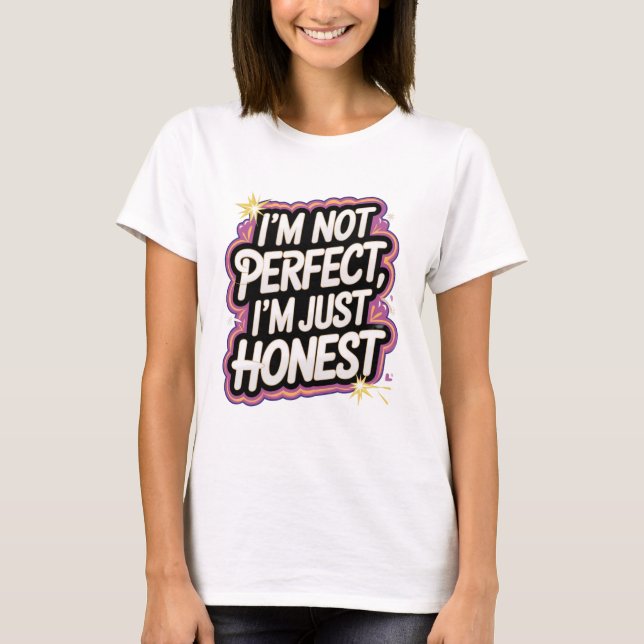 Om mig motiveringsfraser T-shirt (Framsida)