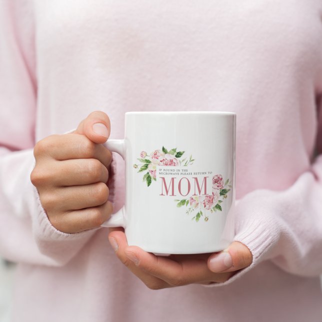 Om Mikrowave Funny Mamma hittas | Foto Kaffemugg (Skapare uppladdad)