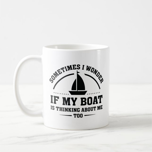 Om min båt kaffemugg (Vänster)