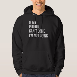 Om min bull Cant Kom inte går Hoodie