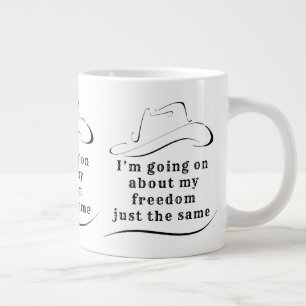 Om min frihet Mugg Jumbo Mugg