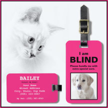 [Om Min Hund] Blind Döv Cat Hund Låda