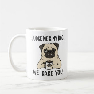 Om min hund hatar dig, gör jag det också – Rolig h Kaffemugg