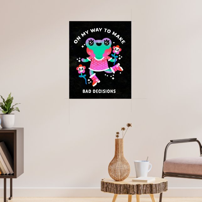 om min väg att fatta dåliga beslut poster (Vardagsrum 3)