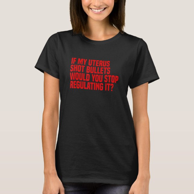 Om mina skärande punkter skulle sluta reglera t shirt (Framsida)