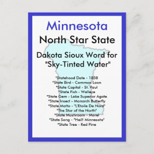 Om Minnesota Vykort