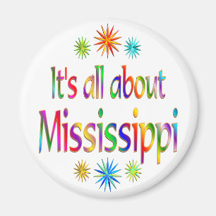 Om Mississippi Magnet