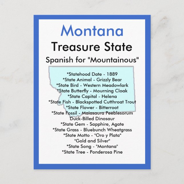 Om Montana Vykort (Framsida)