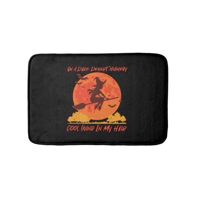 om mörk ökenmotorvägshäxa 1 badrumsmatta (Framsidan)