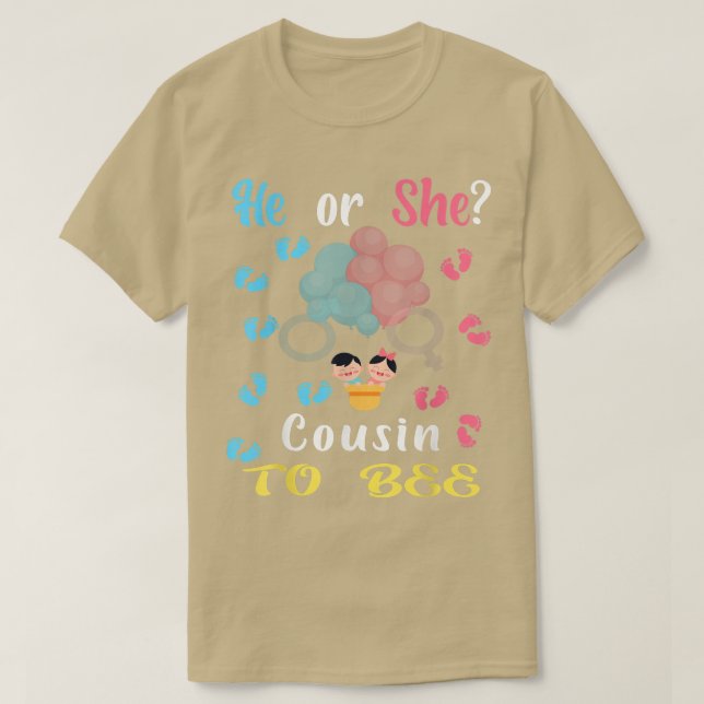 om motsvarande familj baby party Gender visar att  T Shirt (Design framsida)