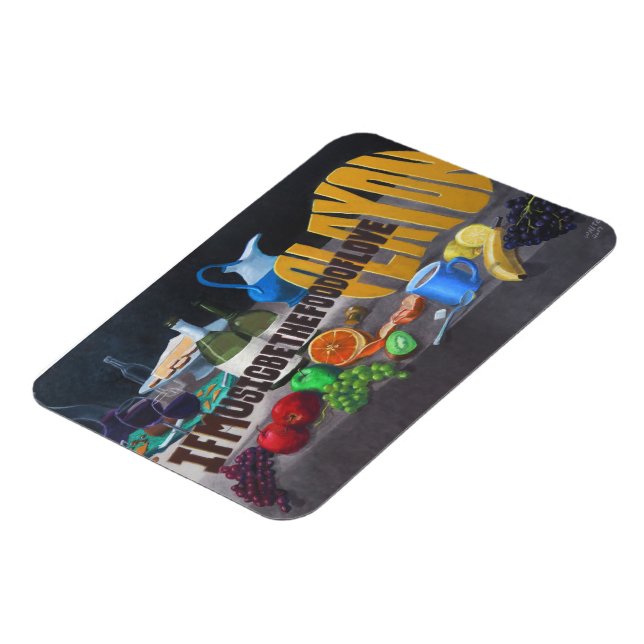 Om Music är Kärlek mat Magnet (Vänstra Sidan)