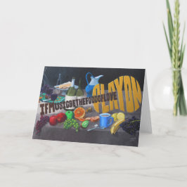 Om Music är maten på hälsningskortet i Kärlek Kort