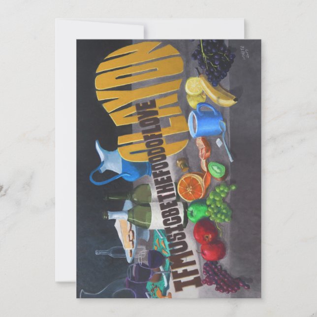 Om Musik Är Maten för Kärlek (Framsida)