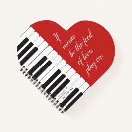 Om musiken är livsmedel från kärlek - pianotemater