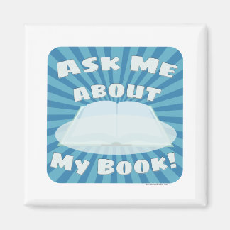 Om My Bok Author Promo Design Magnet