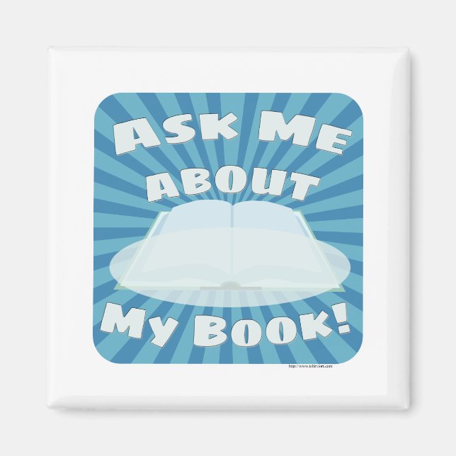 Om My Bok Author Promo Design Magnet (Framsidan)