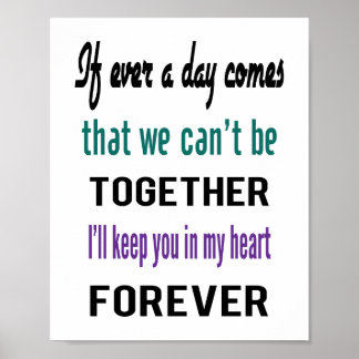 Om någon någonsin Poster (standard bild ram storle