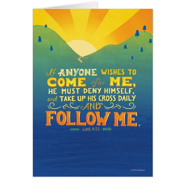 Om någon önskar att komma efter mig OBS kort (Framsidan)