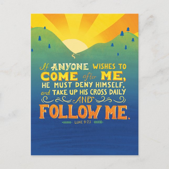 Om någon Önskemål till Kom efter mig Vykort (Framsida)