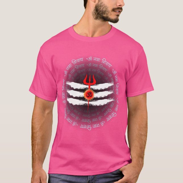 Om Namah Shivay T-Shirt (Framsida)