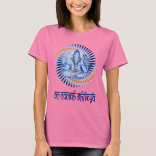 Om Namah Shivaya (mörk bokstäver) T-shirt