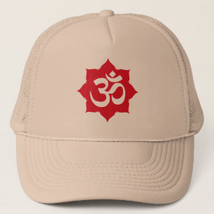 OM Namaste Andlig Lotus Flower Yoga Keps