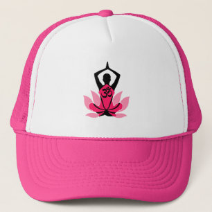 OM Namaste Andlig Lotus Flower Yoga Keps
