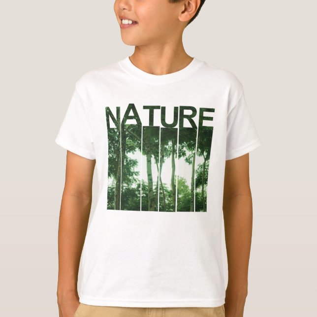 Om naturen t shirt (Framsida)