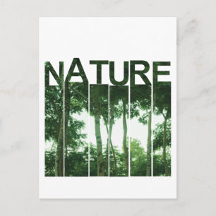 Om naturen vykort