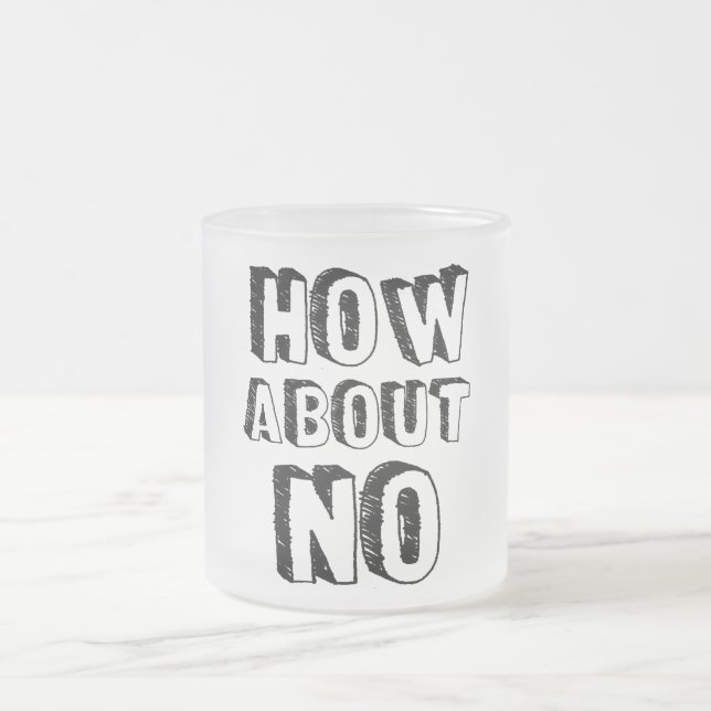 Om Nej Frostad Glasmugg (Center)