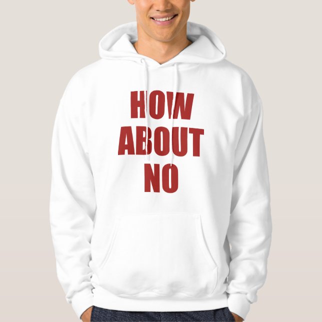 Om Nej Hoodie (Framsida)