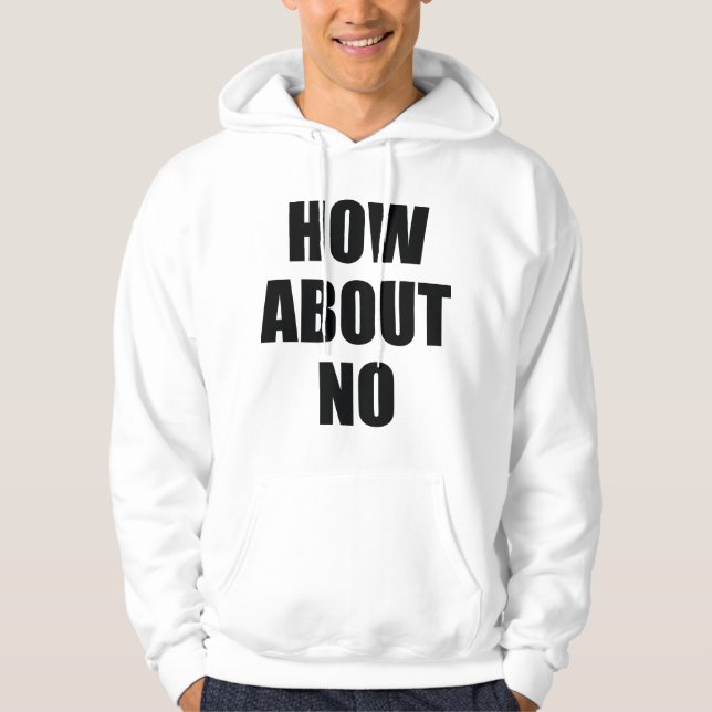 Om Nej Hoodie (Framsida)