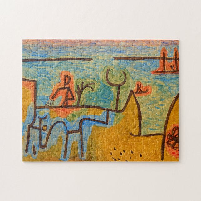 om Nilen av Paul Klee Pussel (Horisontell)