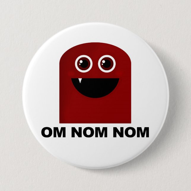 Om Nom Nom Cutie Knapp (Framsida)