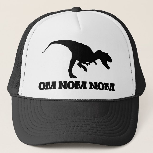Om Nom Nom Dino Truckerkeps (Framsida)
