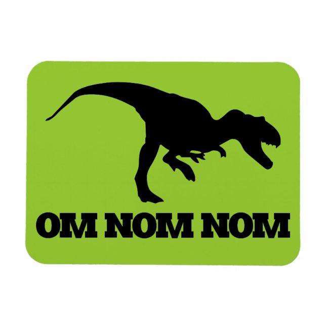Om Nom Nom Magnet (Horisontell)