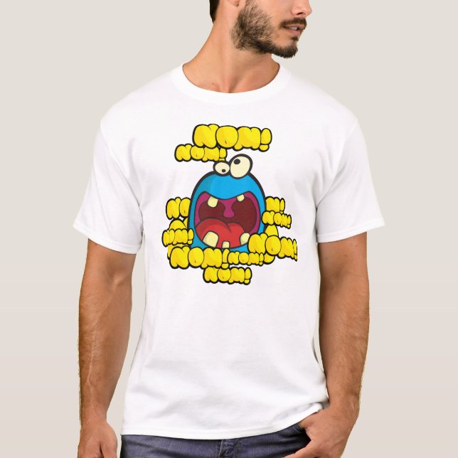 OM NOM NOM NOM TEE SHIRT (Framsida)
