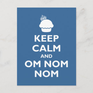 Om Nom Nom Vykort