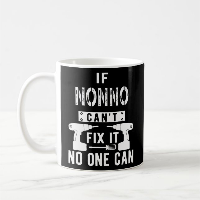 Om Nonno inte kan åtgärda det kan ingen Italien it Kaffemugg (Vänster)