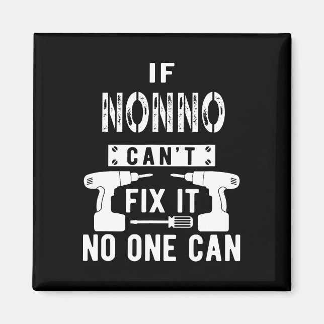 Om Nonno inte kan åtgärda det kan ingen Italien it Magnet (Framsidan)