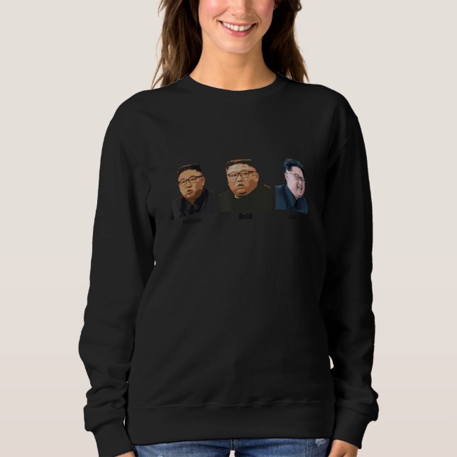Om Nordkoreas teckensnitt Stil T Shirt (Framsida)