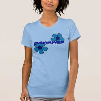 Om och Blåa blommor - Tanktopen Yoga T Shirt