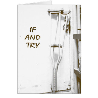 Om och försök hälsningskort