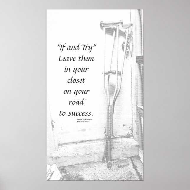 Om och försök poster (Framsidan)