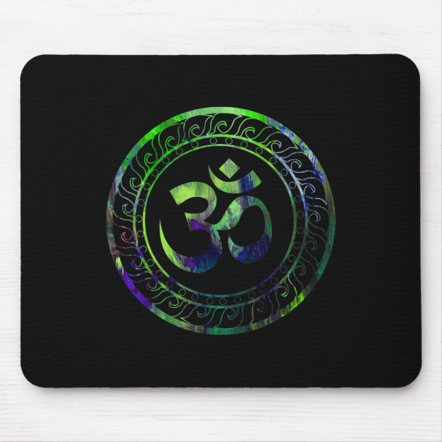 Om Ohm Aum Buddhism Symbol Yoga Sanskrit _1  Musmatta (Framsidan)