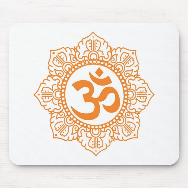 Om - Ohm - Aum symbol Musmatta (Framsidan)