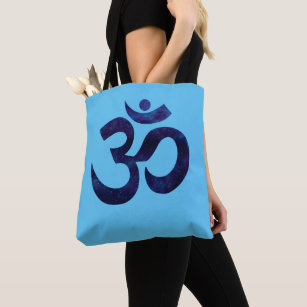 Om Ohm Symbol Sign Yoga Meditation Zen Tygkasse