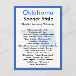 Om Oklahoma Vykort