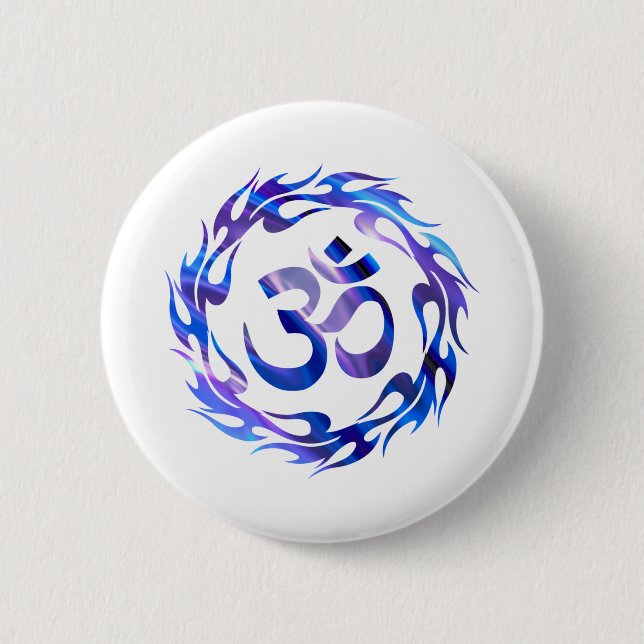 Om, Om Hindu, Om Symbol, Om Logotyp, Aum Knapp (Framsida)