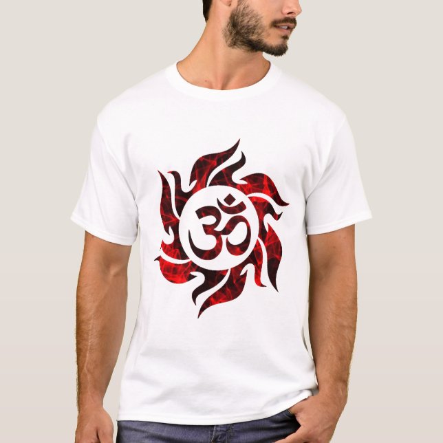 Om, Om Hindu, Om Symbol, Om Logotyp, Aum T Shirt (Framsida)